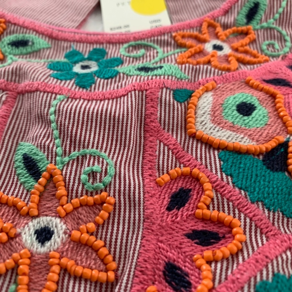Embroidered & Appliqued Shift Dress - Picture 6 of 12